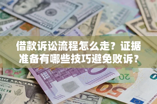 武汉借款诉讼流程怎么走？证据准备有哪些技巧避免败诉？