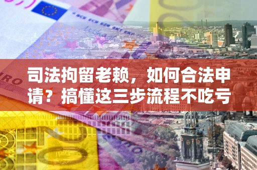 武汉司法拘留老赖，如何合法申请？搞懂这三步流程不吃亏！