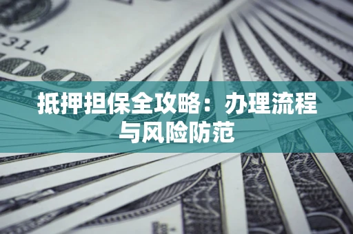 武汉抵押担保全攻略：办理流程与风险防范