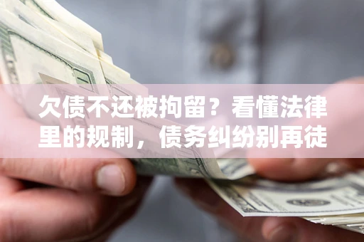 武汉欠债不还被拘留？看懂法律里的规制，债务纠纷别再徒劳奔波