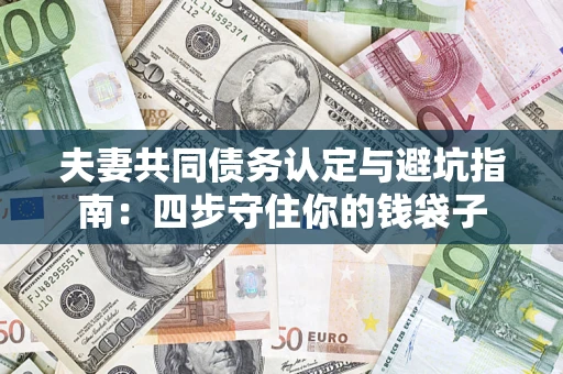 武汉夫妻共同债务认定与避坑指南：四步守住你的钱袋子