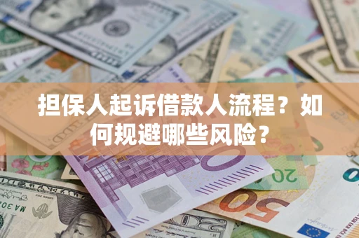 武汉担保人起诉借款人流程？如何规避哪些风险？