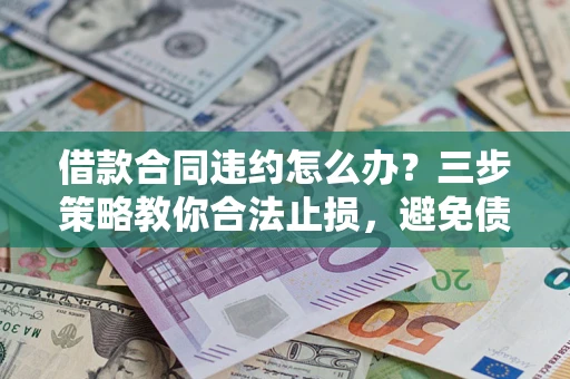 武汉借款合同违约怎么办？三步策略教你合法止损，避免债务危机升级