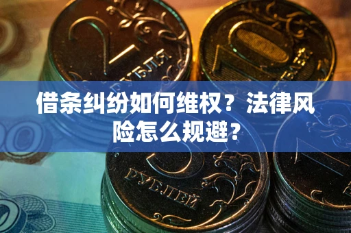 武汉借条纠纷如何维权？法律风险怎么规避？